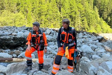 Einsatz nach Überschwemmungen im Binntal VS